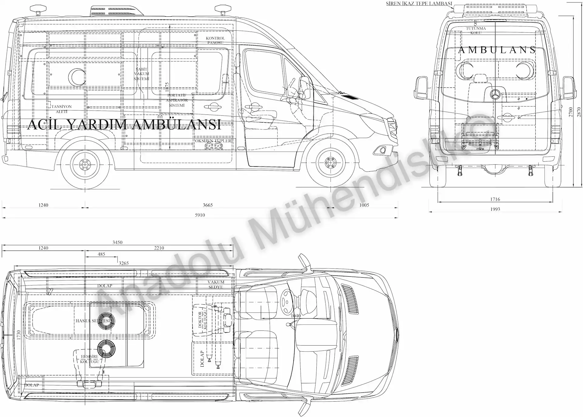 MERCEDES-BENZ 906BB50-416 (Sprinter) OKUL